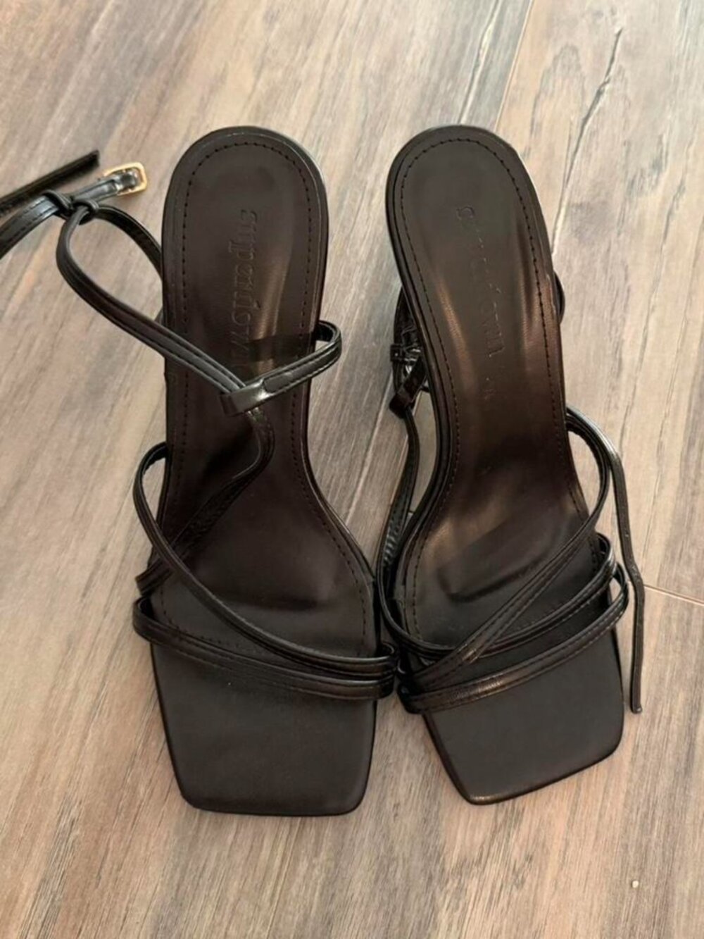 Superdown Women's Black and Brown Footwear